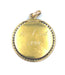 Art Nouveau Medal pendant in yellow gold and diamonds 58 Facettes
