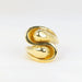 Ring Vintage you and me ring in yellow gold 58 Facettes 595