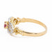 Ring 51 Ring White gold Ruby 58 Facettes 2201490CN