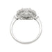 Bague 52 Bague marguerite en or blanc et diamants. 58 Facettes 31236