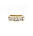 Bague 51 / Jaune / Or 750‰ Demi-alliance Diamants 1.12 carats 58 Facettes 220519R