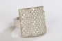 Bague 56 Bague Or blanc Diamant 58 Facettes 06118CD