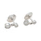 Boucles d'oreilles Pendantes en or blanc et diamants 58 Facettes 30147