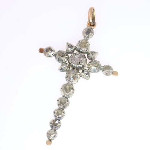 Pendentif Pendentif croix diamant 58 Facettes 14044-0064