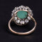Bague Bague marguerite Turquoise Diamants Or jaune 58 Facettes 1556