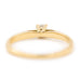 Ring 53 Solitaire Ring Yellow Gold Diamond 58 Facettes 2210091CN