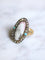 Bague Bague ancienne en or et argent, miniature sur porcelaine 58 Facettes