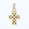 Pendentif Croix or jaune et diamant 58 Facettes 12-075