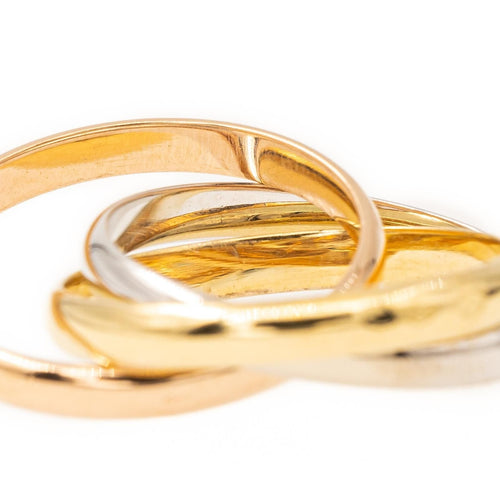 Bague 50 Bague 3 Ors Or rose 58 Facettes 2225485CN