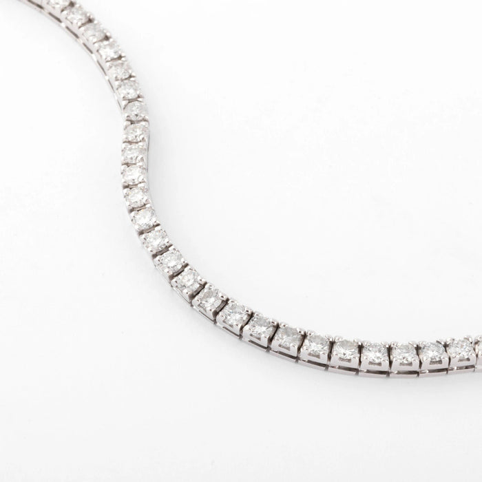 Bracelet Bracelet rivière en or gris et diamant 58 Facettes
