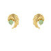 Pre-owned Emerald Yellow Gold Stud Earrings 58 Facettes 19-319