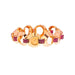 8.90 carat ruby ​​Tank Bracelet in rose gold 58 Facettes 218318