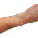 Bracelet Line bracelet in white gold, 5 carats of diamonds. 58 Facettes 31796