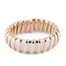 Bracelet Gold and steel bracelet from Bvlgari 58 Facettes 1