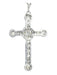Diamond Cross Pendant in Platinum 58 Facettes 22074-0047