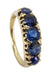 OLD SAPPHIRE GARTER RING 58 Facettes 055321