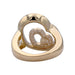 Ring 52 Chopard ring, “Happy Spirit”, yellow gold, diamonds. 58 Facettes 32840