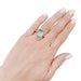 Ring 53 Pomellato ring, “Nudo Maxi”, two golds and blue topaz. 58 Facettes 32764