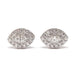 Earrings Marquise diamond earrings white gold 58 Facettes