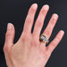 Ring 54 Asymmetrical diamond tank ring 58 Facettes 20-523-54