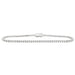 White gold diamond tennis line bracelet. 58 Facettes 30881