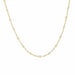 Fine old gold chain necklace with filigree links 58 Facettes 21-624