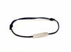 White Gold Diamond Cord Bracelet 58 Facettes 578870RV