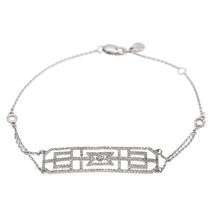 Bracelet Bracelet Or blanc Diamant 58 Facettes 2618044CN