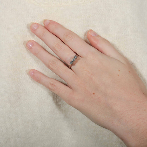 Bague 53 Bague Trilogie Diamants 58 Facettes 8397