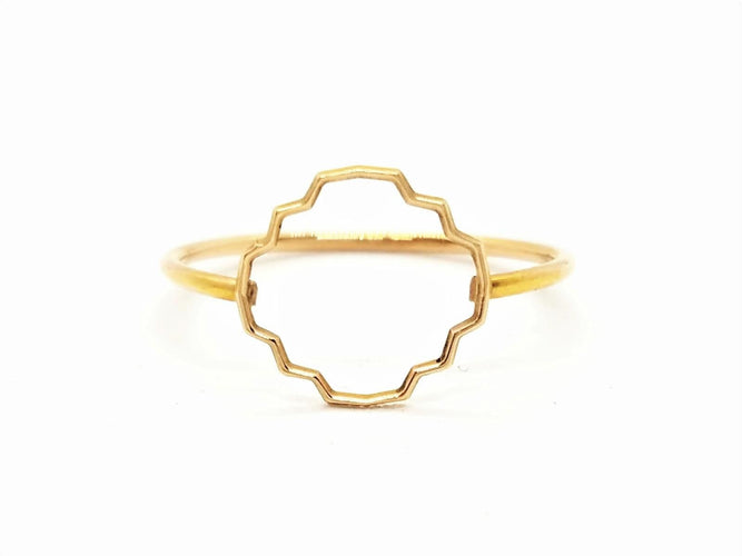 Bague 53 Bague Transparence Or rose 58 Facettes 578912RV