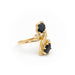 Ring 57.5 Toi & Moi Ring Yellow gold Sapphire 58 Facettes 2004427CN