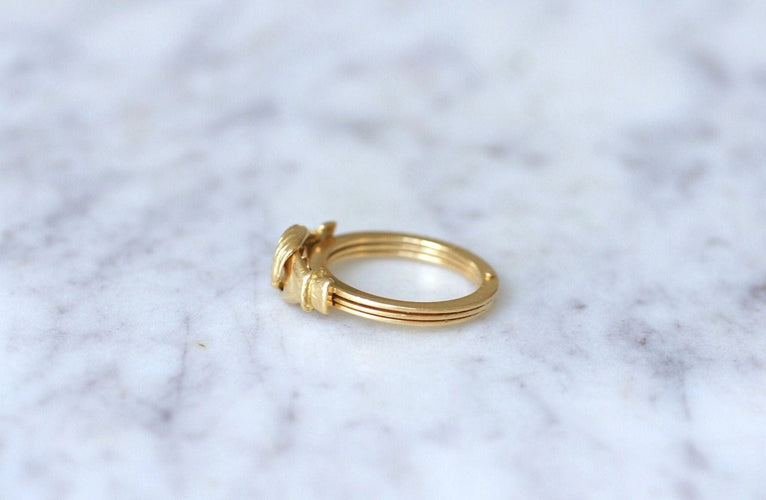 Bague Bague de Foi en or jaune 58 Facettes