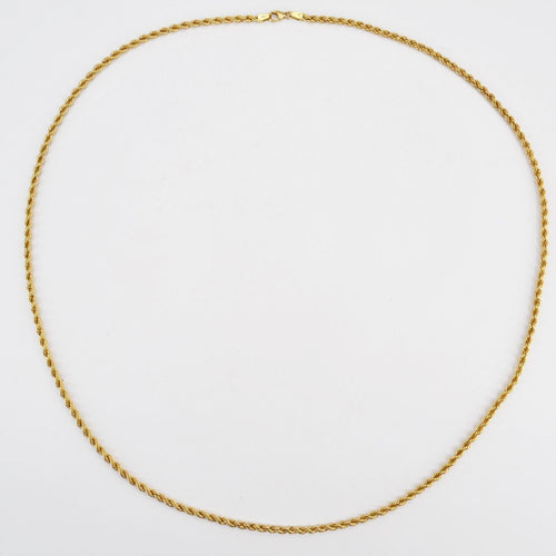 Collier Chaine en or fils torsadés 58 Facettes CVCH9