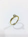 Ring 53.5 Solitaire Ring Yellow Gold Diamond 0.14ct 58 Facettes