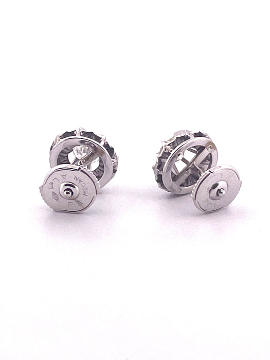 Boucles d'oreilles Clous d’oreilles Or Diamants 58 Facettes