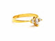 Bague 55 Bague Or jaune Diamant 58 Facettes 06320CD