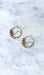 Earrings Poissardes earrings Yellow gold Garnets 58 Facettes