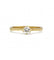 Bague 56 / Jaune / Or 750 Bague Solitaire Diamant 0.25 Carat 58 Facettes 220033R