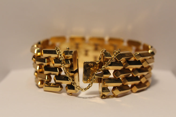 Bracelet Bracelet Manchette 5 rangs 58 Facettes 11579