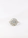Ring Art Deco platinum diamond ring 58 Facettes J14