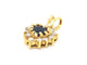Pendentif Pendentif Or jaune Saphir 58 Facettes 06547CD