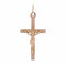 Pendentif Croix avec Christ or rose 58 Facettes 21-163A