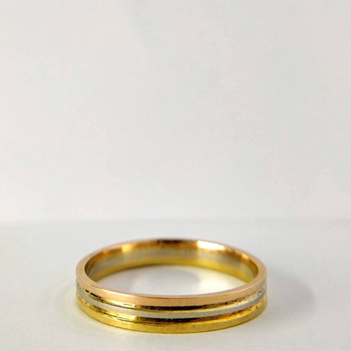 Bague Bague trois ors 58 Facettes 5558