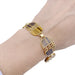 Bracelet Vintage bracelet, yellow gold, tiger's eye. 58 Facettes 32318