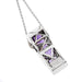 Necklace Amethyst diamond necklace 58 Facettes 23302