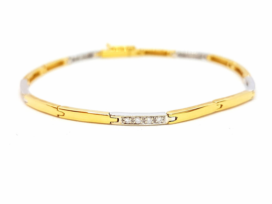 Bracelet Bracelet Or jaune Diamant 58 Facettes 06459CD