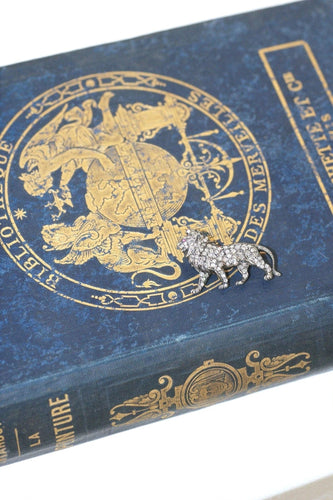 Broche Broche Lion diamants 58 Facettes