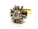 Bague 54 Bague Fleur Or jaune Diamant 58 Facettes 1186434CN