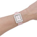 Poiray Watch, “Ma Première”, steel, diamonds. 58 Facettes 32676