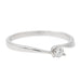Ring 53 Solitaire Ring White Gold Diamond 58 Facettes 2682326CD